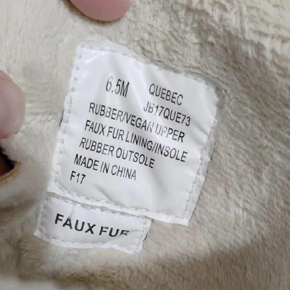 JBU Tan/Blue Big Kids Lace-Up Boots Sz.6.5 Or Women's 8/8.5 - Picture 10 of 12